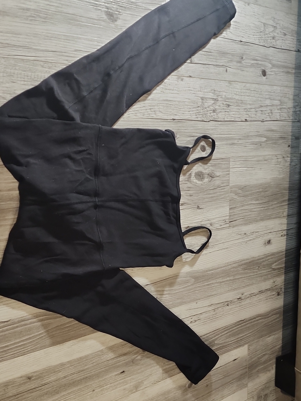 Wilfred Black Spaghetti Strap Jumpsuit